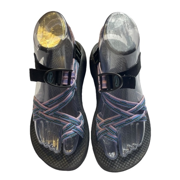 Chaco Women’s ZX/2 Classic Sandals in Pink, Purple, Blue - Size 6 - Picture 1 of 10